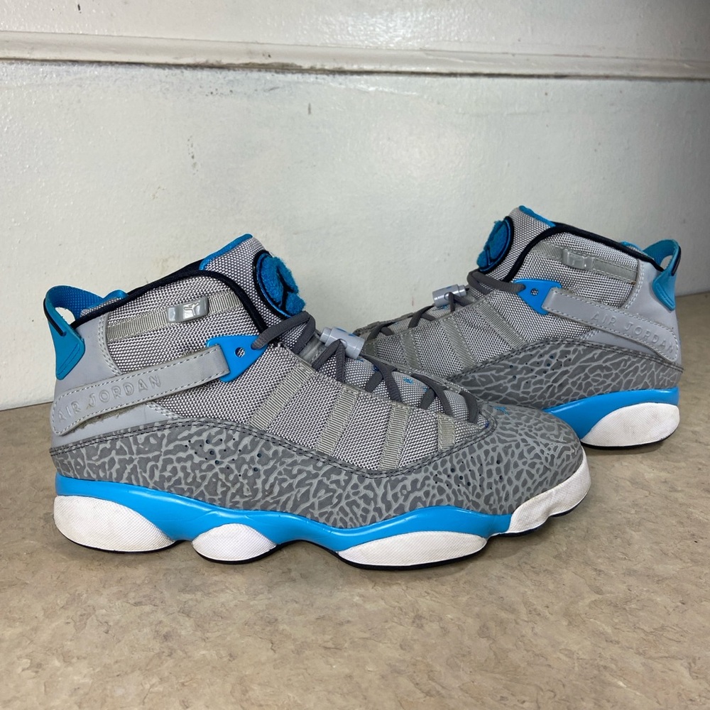 Size 10.5 AIR JORDAN SIX RINGS  SIZE 10 WOLF GREY DARK POWDER BLUE 322992-006